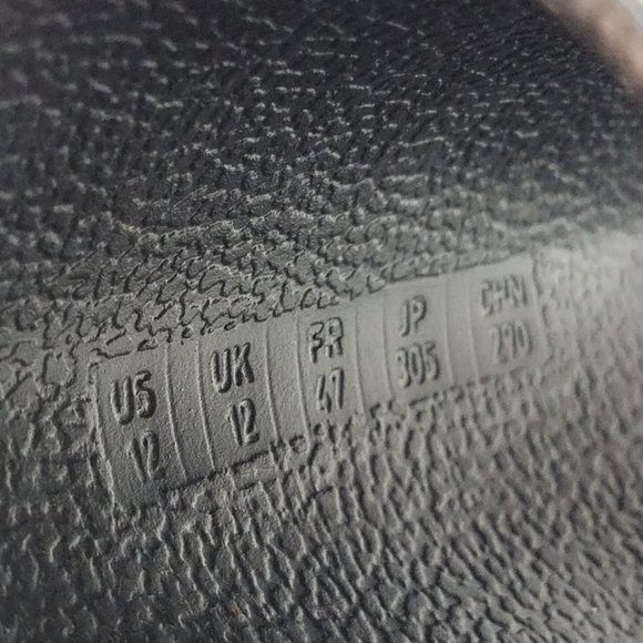 NEW Mens Sz 12 Adilette Aqua Slides - Black / White - Picture 8 of 9